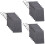 18Pcs Grey Soap Bar Mesh Bags Exfoliating Soap Scrubber for Bath Use 7
