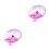 2Pièces Roue D'exercice Violet Pour Petits Animaux Saine 5