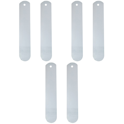 6Pièces Support Aluminium Argenté Pour Sublimation Durable 2