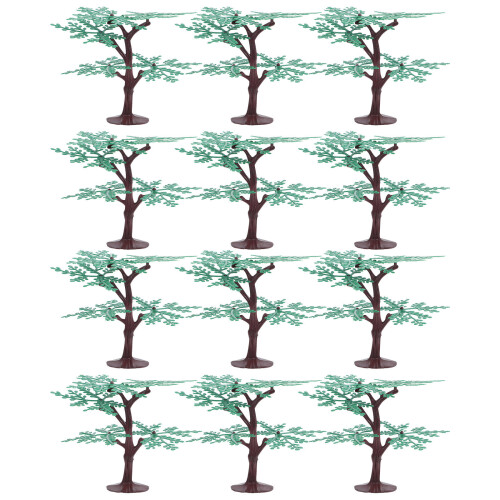 12St Realistische Mini Plastic Voor Modelspoor Diorama Landschap