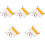5Pcs Blank Rice Paper Scrolls for Chinese Calligraphy and Art Display 9