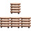 8 Pcs Plant Support Cake Bottom Household Wood 2