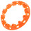 3Pcs Orange Atv Rim Protector 10Inch Plastic Wheel Hub Cover Durable 1
