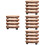 8 Pcs Plant Support Cake Bottom Household Wood 4