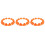 3Pcs Orange Atv Rim Protector 10Inch Plastic Wheel Hub Cover Durable 3