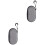 2Pcs Travel Electronics Organizer Hard Eva Grey Cord and Tuner Case 5