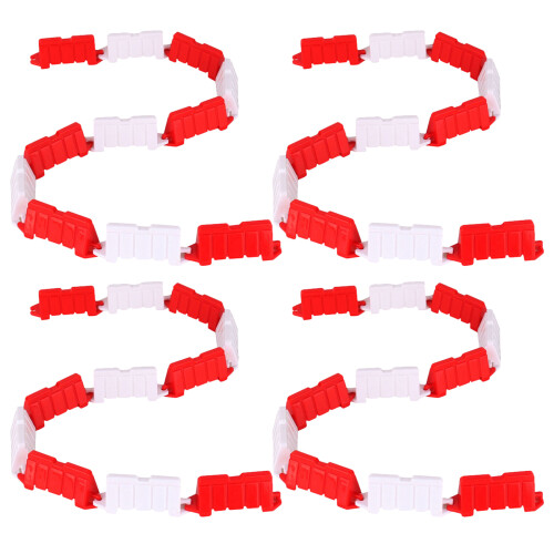 240Pcs Realistic Scale Model Roadblocks for Kids Miniature Playset