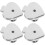 16Pcs Silver Copper Earring Backs Lifters Locking Stoppers for Studs 1