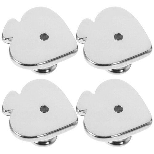 16Pcs Silver Copper Earring Backs Lifters Locking Stoppers for Studs