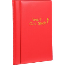 Coin Collection Holder Pu Cover Organizer Book