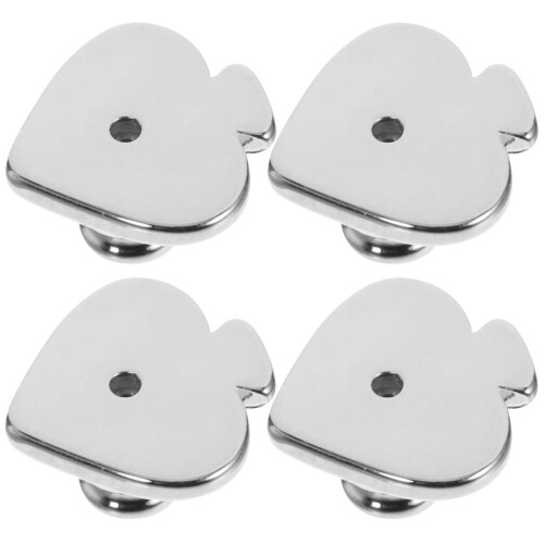 16Pcs Silver Copper Earring Backs Lifters Locking Stoppers for Studs 2