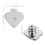 16Pcs Silver Copper Earring Backs Lifters Locking Stoppers for Studs 11