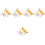 5Pcs Blank Rice Paper Scrolls for Chinese Calligraphy and Art Display 10