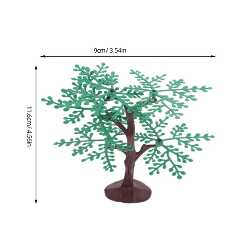 12St Realistische Mini Plastic Voor Modelspoor Diorama Landschap 2