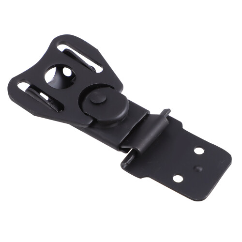 2Pcs Black Steel Twists Latch Mount Lock for Cases and Boxes 1