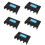 5Pcs Multi-Hole Black Rubber Cue Organizer Self-Adhesive Cue Rack 9