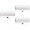 3pcs Box Washing Machine Glasses White Jewelry Abs 6