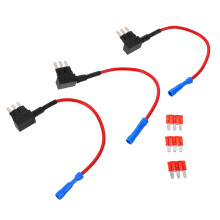 6Pcs Automotive Fuse Holder Set Multi Color Fuse Tap Adapter for Cars