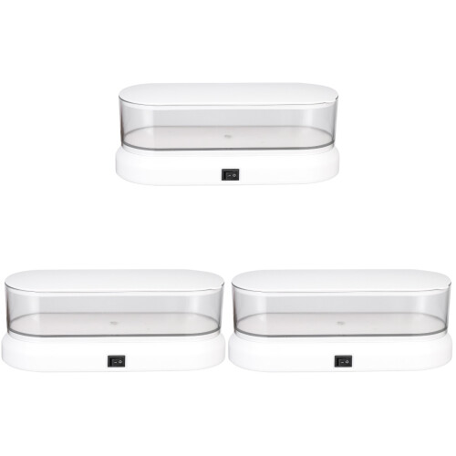 3pcs Box Washing Machine Glasses White Jewelry Abs 1