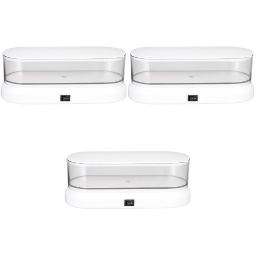 3pcs Box Washing Machine Glasses White Jewelry Abs 2