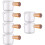 6Pcs Clear Glass Milk Pitcher Espresso with Wood Handle 7