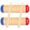 10Sets Wooden Rhythm Shakers Durable Handheld Percussion Musical Tools 1