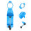 2Pcs Adjustable Blue Plastic Drill Holder Stand for Precise Workbench 10