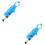 2Pcs Adjustable Blue Plastic Drill Holder Stand for Precise Workbench 8