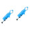 2Pcs Adjustable Blue Plastic Drill Holder Stand for Precise Workbench 6