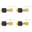 4Pcs Compact Metal Hi-Hat Clutch Golden Drum Set Accessory 5