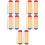 10Sets Wooden Rhythm Shakers Durable Handheld Percussion Musical Tools 8