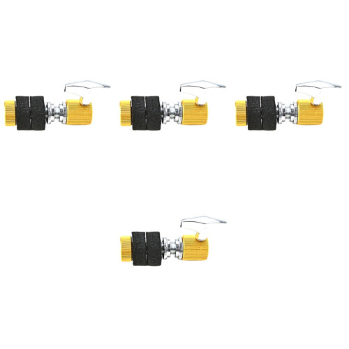 4Pcs Compact Metal Hi-Hat Clutch Golden Drum Set Accessory 2