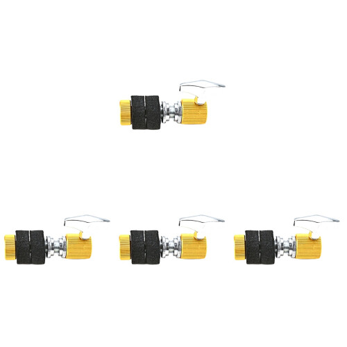 4Pcs Compact Metal Hi-Hat Clutch Golden Drum Set Accessory 1