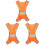 3Pcs High Visibility Reflective Vest Outdoor Protection 3