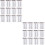 2 Count Artificial Eyebrows For Ladies Disposable Stencils Shaping 6
