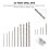 11 Pcs Hand Drill Bit Set Precision Pin Vise Mini Spiral Drill 7