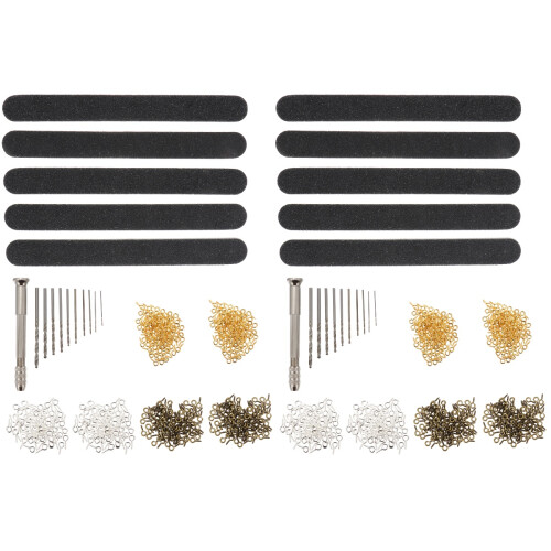 2Ensembles Kit Perceuse Miniature Pour Loisirs, Acier, Ensemble Bits Variés 2
