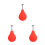3Pcs Handheld Red Sprayer Accessories with Ergonomic Ball for DIY Wool 8