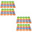 200Pcs Assorted Color Golfs Ball Positioning Markers Durable Plastic 6