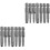 2Ensembles Ensemble Forets Durcis Multi-Usages Acier Argent Pour Bricolage 3