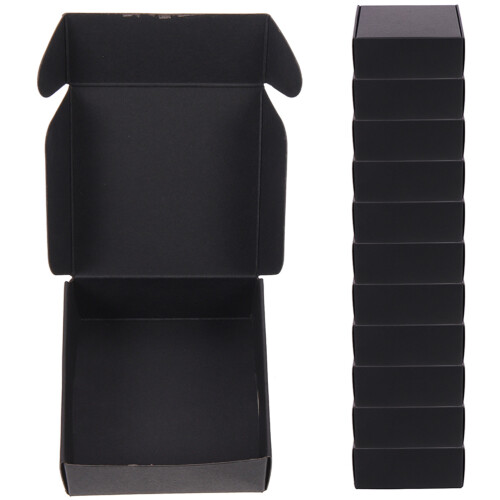 2 Count White Cardboard Boxes With Lids Mailing Carton 1