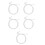 5Pcs Practical White Epoxy Mixing Nozzle Tips with Tube for Easy Use 7