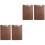 4 Pcs Wooden Menu Board Clip For Kitchen Restaurant Holder 4