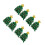 8Pcs Green Inflatable Christmas Tree Balloon Party Table and Yard 7