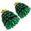8Pcs Green Inflatable Christmas Tree Balloon Party Table and Yard 1