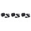 3Pcs Black Aquarium Submersible Water Pump with Flow Control 5
