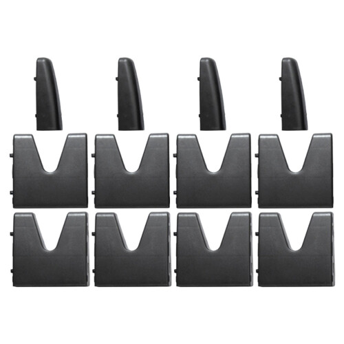 4Sets Durable Black Plastic Vehicle Cargo Organizer Blocks for Cars 1