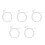 5Pcs Practical White Epoxy Mixing Nozzle Tips with Tube for Easy Use 10