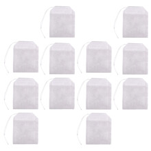 600Pcs White Non-Woven Drawstring Tea Bags for Loose Leaf Herbal Tea