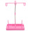 2Pcs Pink Sewing Thread Holder Plastic Metal Stable Stand for Spools 10